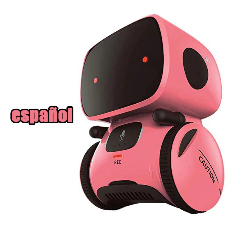 Es-Pink Color Interactive Voice Control Smart Toy Robot For Kids