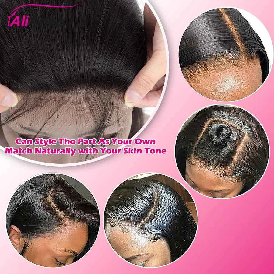 Body Wave 2x6 HD Lace Closure Human Hair 100% Transparent 4X4 Closure 5x5 HD Lace Preplucked With Baby Hair Fast Shipping