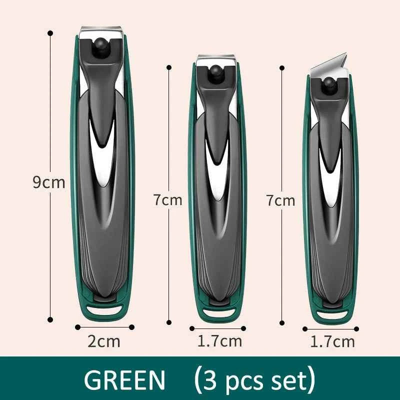 Colorful Nail Clippers Anti-Splash Nail Cutter Detachable Design Fingernail Clippers Stainless Steel Manicure Nail Tool