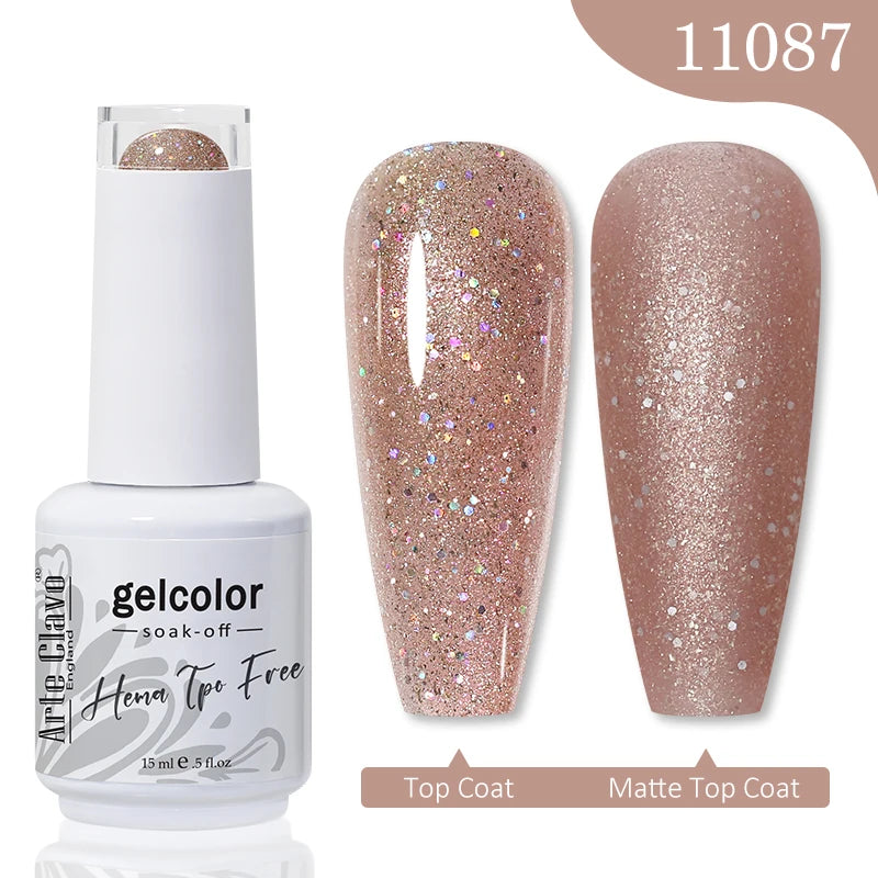 Arte Clavo TPO HEMA FREE Top Quality Discount Price 131 Colors Nail Gel Polish New Formula Nail Gel 15ml Bottle UV Gel Varnish