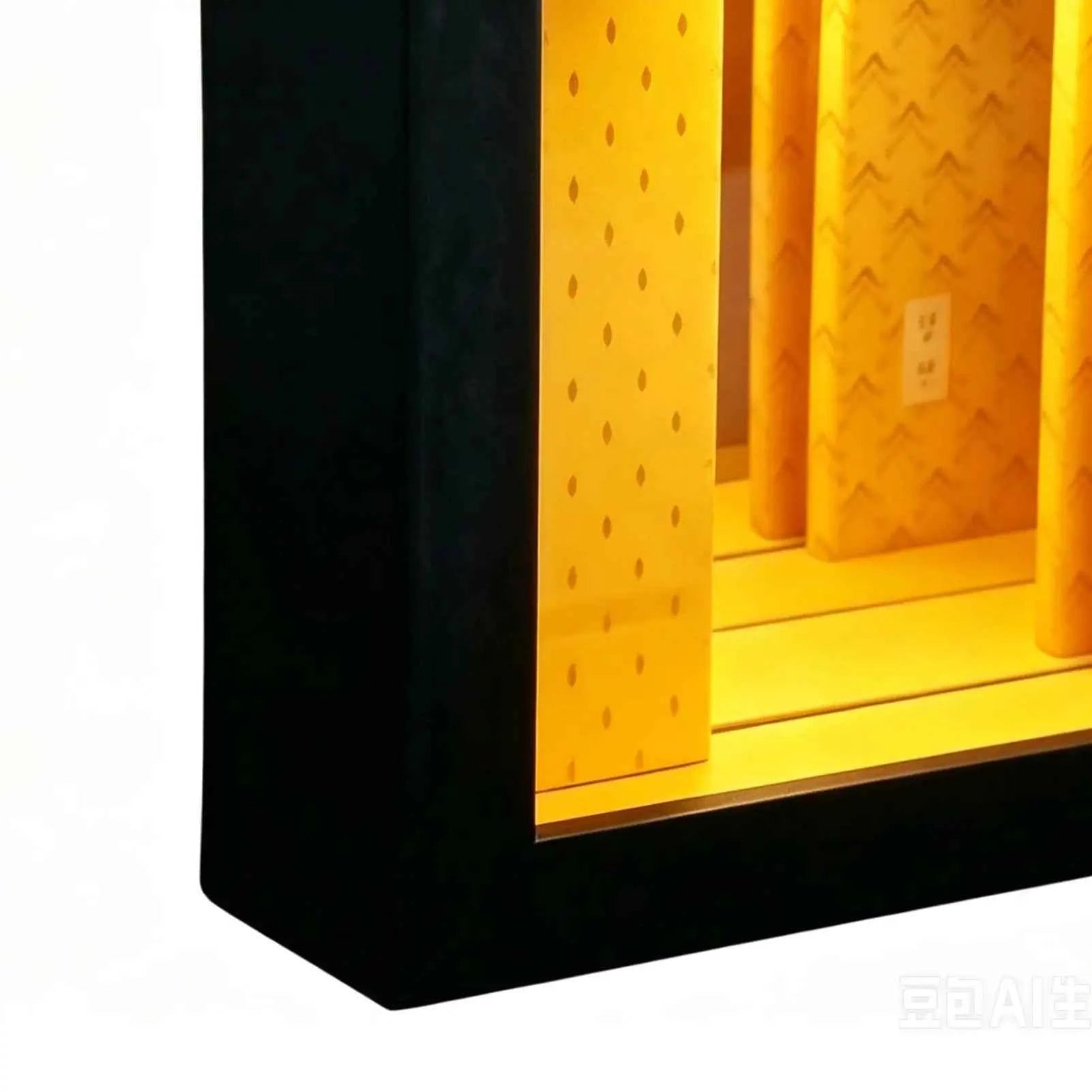 NEW Decorative Desk Frames Lighted 3D Abyss Mirror Desktop Decor Desk Decoration Frame Art For Renters Women Men Home