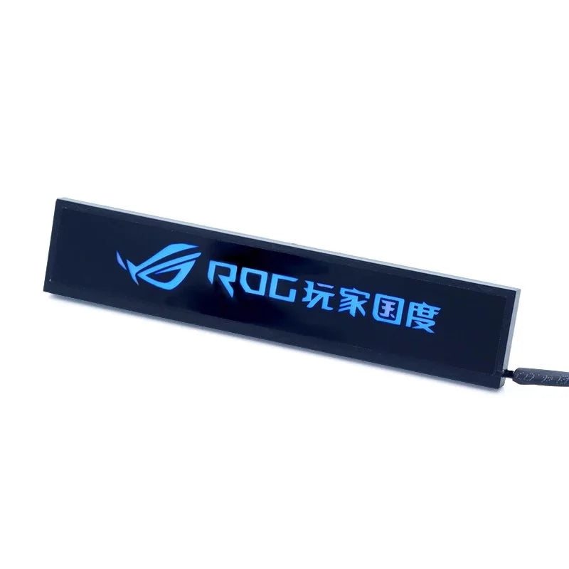 GPU VGA illuminated panel, Graphics card faith light, Logo brand MOD customization 5V ARGB 3PIN AURA SYNC