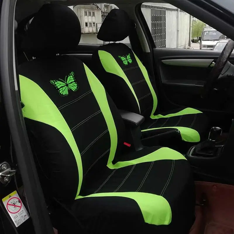 Vlinder Auto Stoelhoezen Universele Auto Seat Cover Autostoel Bescherming Covers Vrouwen Auto-interieur Accessoires (9 Kleuren)