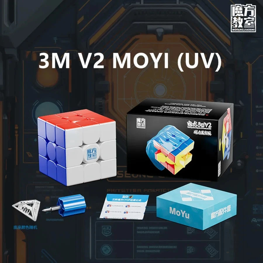Moyu Meilong Magnetic Magic Cube Series 2M 3M 4M 5M 6M 7M Pyramid Megaminx Professional Cubo Magico Puzzle Toy For Children Gift