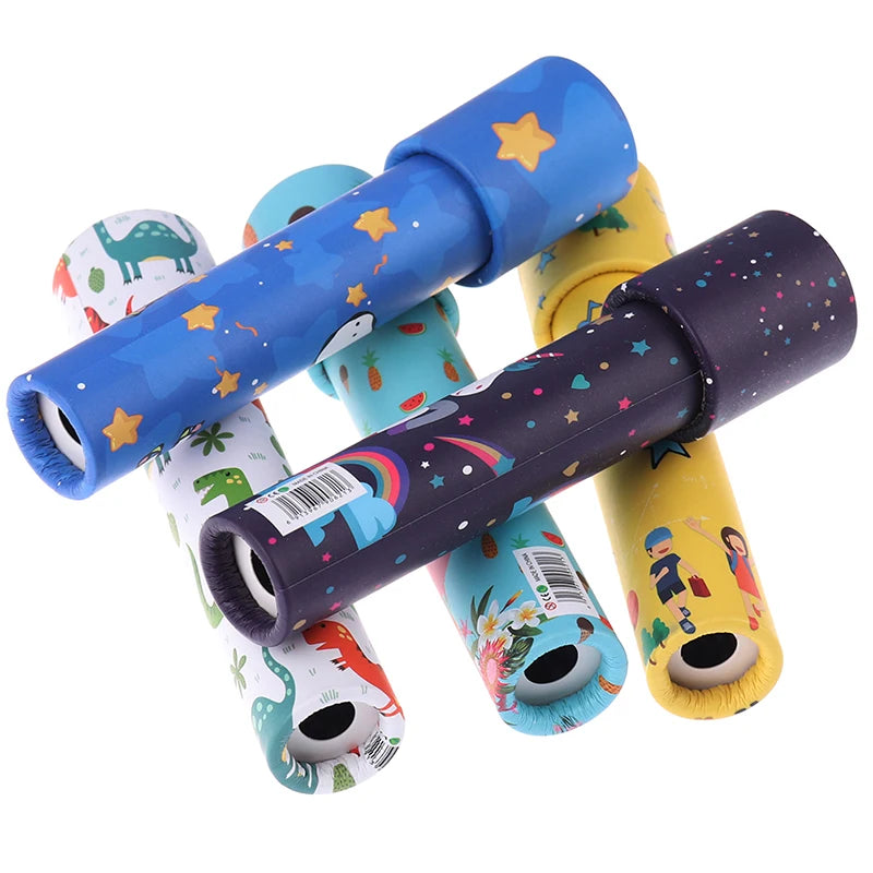 Interactive Logical Rotating Kaleidoscope Magic Classic Educational Toys for Kids Imaginative Cartoon Children Toys