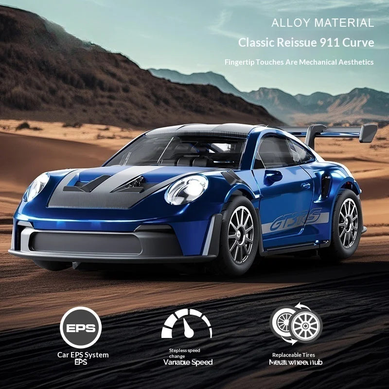Mini Alloy RC Car 1:43 High-Speed Drifting Sports Car Boys Toy Four-Wheel Drive Simulation Race Car Remote Control Vehicle