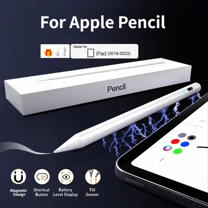 Stylus Pen for IPad 11th Gen A16 2025 Pro 13 M4 12.9 Air 11 M2 10.9 Mini 7 6 10th 9th 8th Gen Touch Pen Touch Screen Pencil Acce