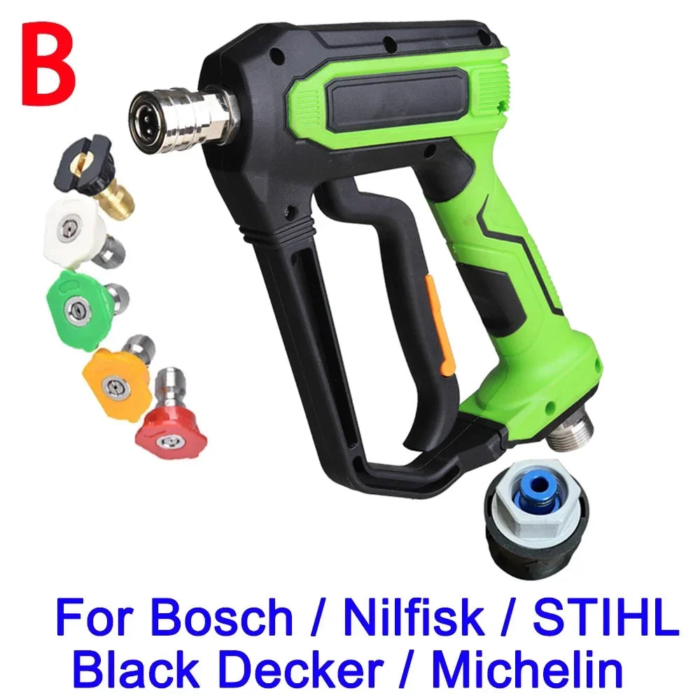 1L Car Washer Water Gun Cleaning Foam Generator Snow Foam Lance 1/4" Quick Release Nozzles for Parkside Karcher Daewoo Lavor