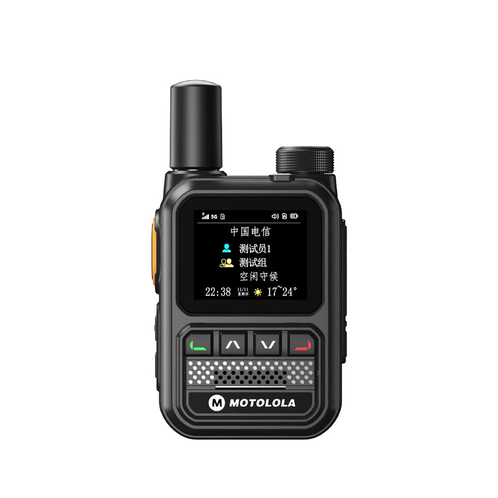 MOTOLOLA POC Radio Nationwide Intercom 5G GPS Dual SIM 5000KM Network Walkie Talkie Handheld Long Range Two Way Ham Radio