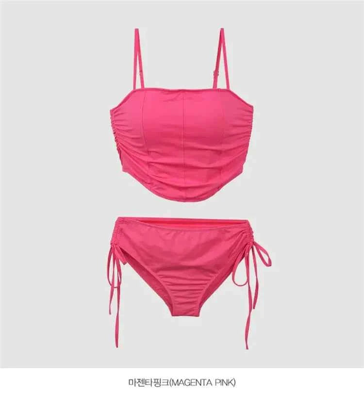 Sexy Bal Bikini Trendy Strap Design Multicolor Women's Swimsuit for Vaion Casual Wear Nylon Material One-Piece Suit