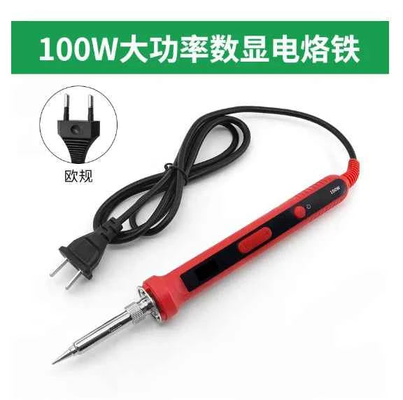 Digital control soldering iron 100w high-power electric iron 110V soldering iron welding and maintenance