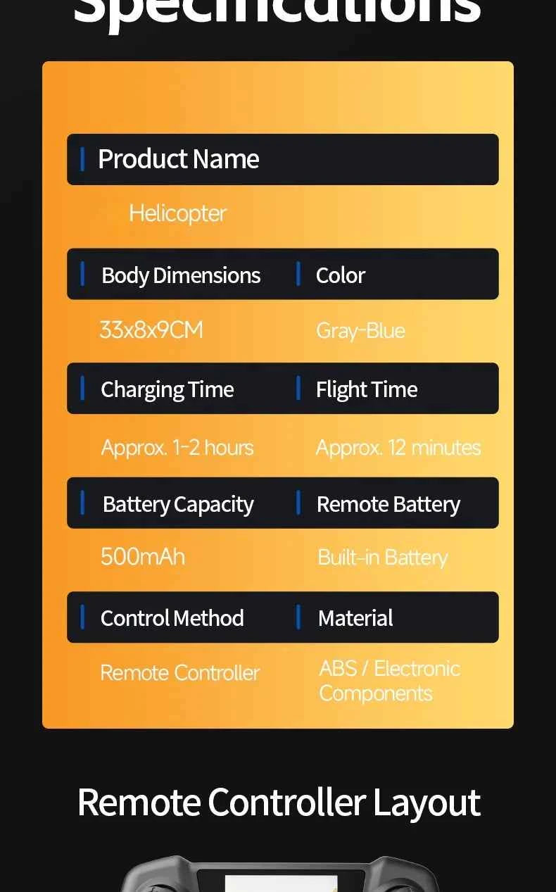 8K HD Camera RC Helicopter With LCD Screen Optical Flow Positioning One Key Takeoff WIFI FPV RC Airplane Single-Rotor Flybarless