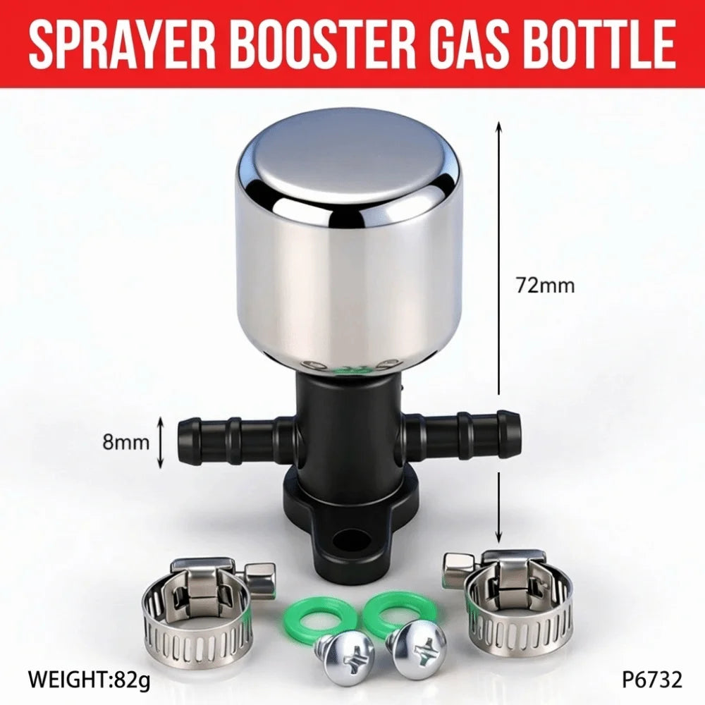 Removable Sprayer Pressure Cylinder Full Copper High Pressure Electric Sprayer Air Tank Corrosion-Resistant Booster Pressure