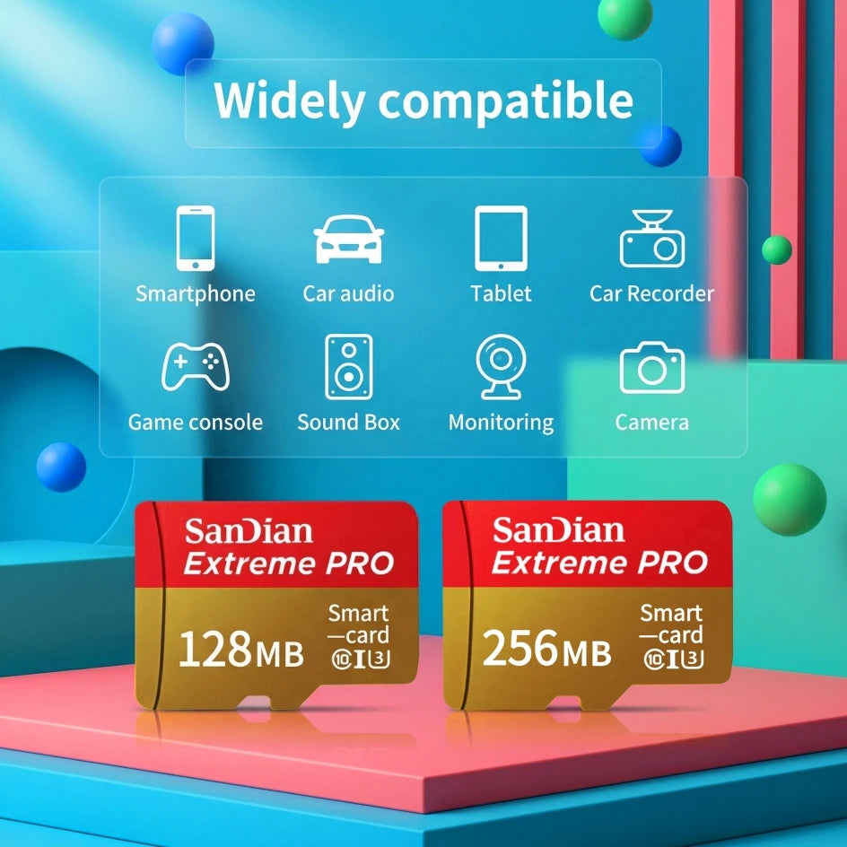 64MB 128MB 256MB 512MB Memory Card High Speed Full HD Video Mini SD Card Newest Micro Card for Phone/Dash Cam/Security Camera