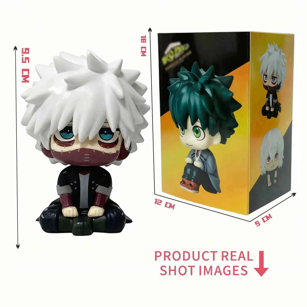 New My Hero Academia (MHA): Tomura Shigaraki / Izuku Midoriya / Katsuki Bakugo Cute Chibi PVC Figurine | Collectible Toy Model