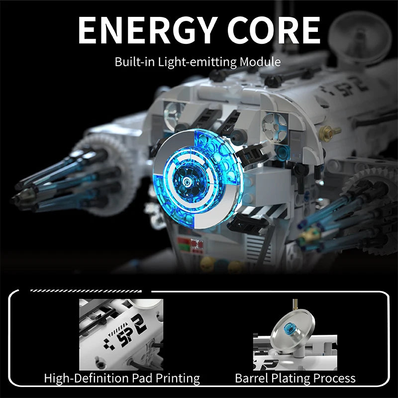 Technical Programming Hexapod Robot Science Fiction War Machine Building Blocks City Remote Control Robots Bricks Toys Boys Gift