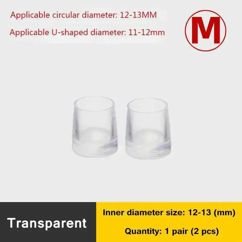 Thin Heel Protector Silicone Non-slip Wearable Heel Cover Round Woman High Heels Protective Cover TPU/PVC Material Soft Damping