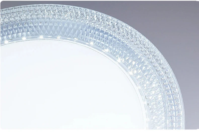 Modern Ultra Thin Crystal Ceiling light Round Ceiling Home Lamp Cool White Suitable for Balcony Kitchen Bedroom Light AC85-260V