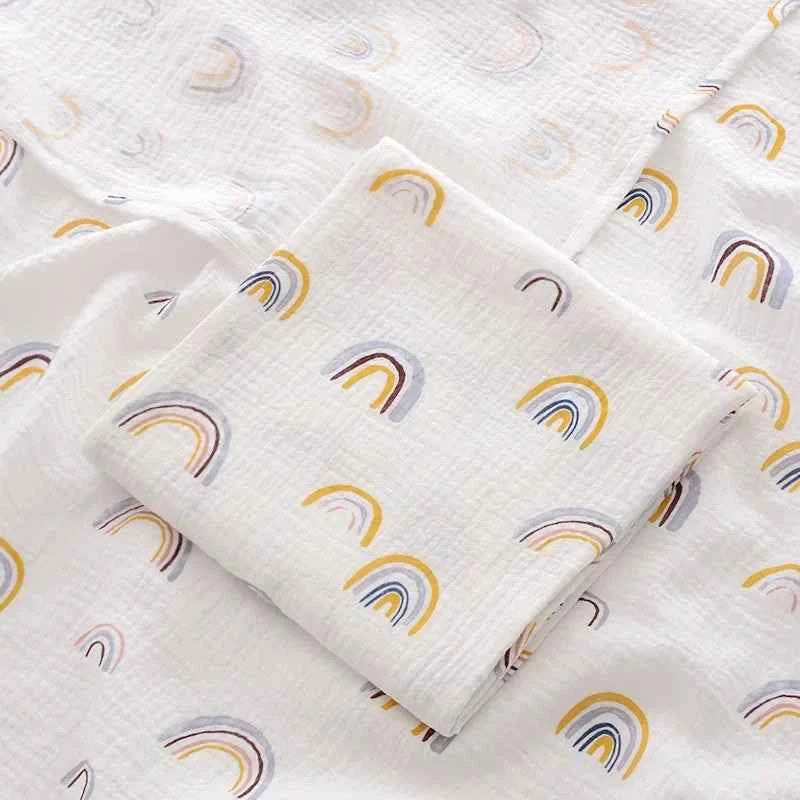 Newborn Baby Cotton Blanket Summer Bedding Babies Stuff  Throw Blanket Muslin Squares Receiving Blanket
