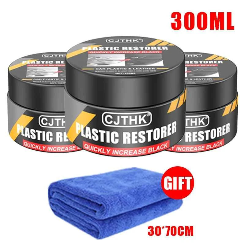Car Plastic Restorer Back To Black Gloss Auto Interior Leather & Panel Renewal Wax Coating Agent Auto Polish And Repair Coating