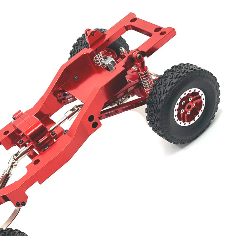 Metal chassis pull rod shock absorber transmission shaft 370 gearbox assembly For MN82 LC79 82S 82Por 1/12 RC Car Upgrade Parts