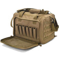 Gun Range Storage Bag Molle System Outdoor Hunting Accessory Nylon Gun Tactical Case Bags Pistol Tool Shoulder Pack Sniper Black