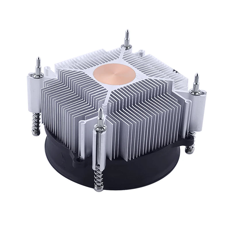 PC Efficient Copper Core/Aluminum Core Processor Cooler Cpu Fan Mute 3pin4pin PWM Air-cooled Install LGA1150 1151 1155 1156 1200