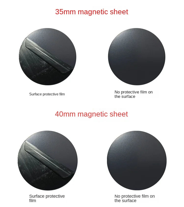 Magnetic Metal Plate For Car Phone Holder Universal Iron Sheet Disk Sticker Mount Mobile Phone Magnet Stand For IPhone