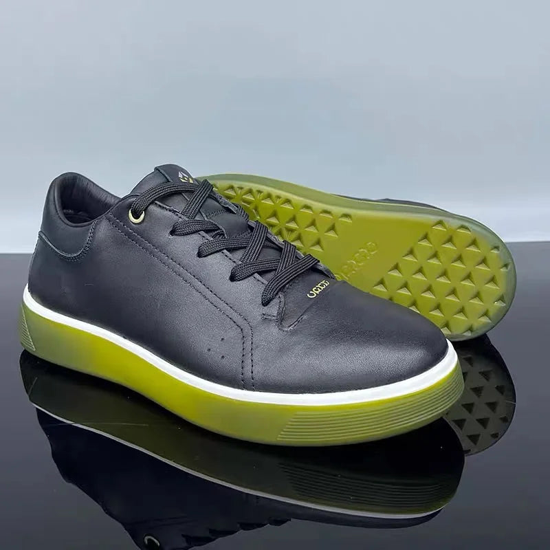 Skateboard Mens Shoes Genuine Leather Sneakers Casual Fashion Outdoor Running Sports Hiking Designer Luxury Mens Shoes