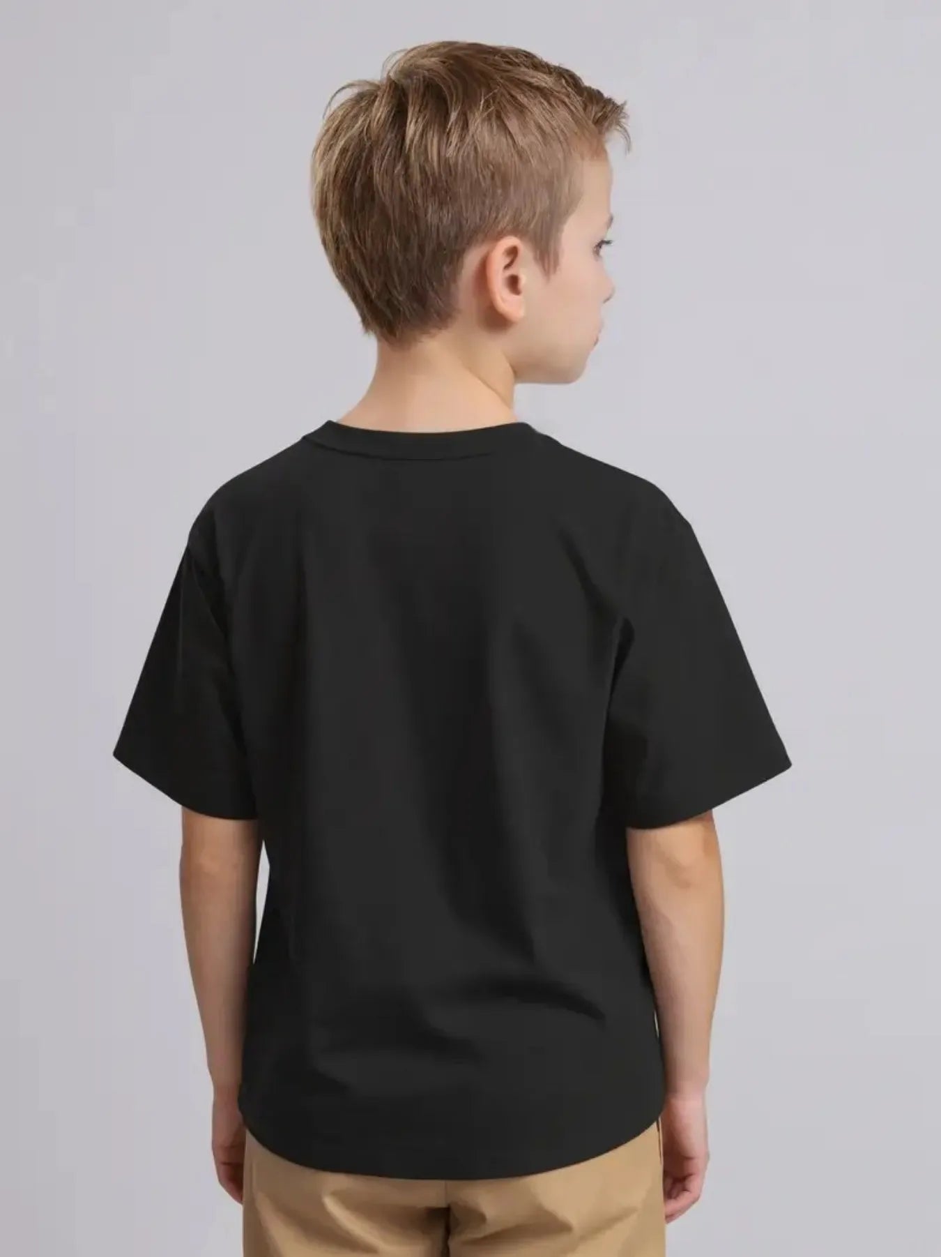 Kids Summer Cartoon cute cat Print T-Shirt Short Sleeve Crewneck Casual Top for Girls Fashion Tees