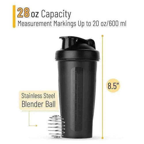 1pc Portable Protein Shaker 600ml Fitness Bottle with Wire Whisk Ball for Fitness Enthusiasts Athletes Perfect For Outdoor Gym