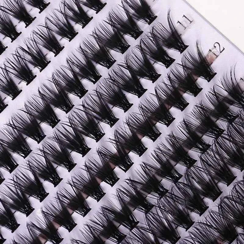 14 Rows 280 Pcs 40D Mix 9-16mm Lash Clusters Natural Daily Wear False Eyelashes For Diy Makeup