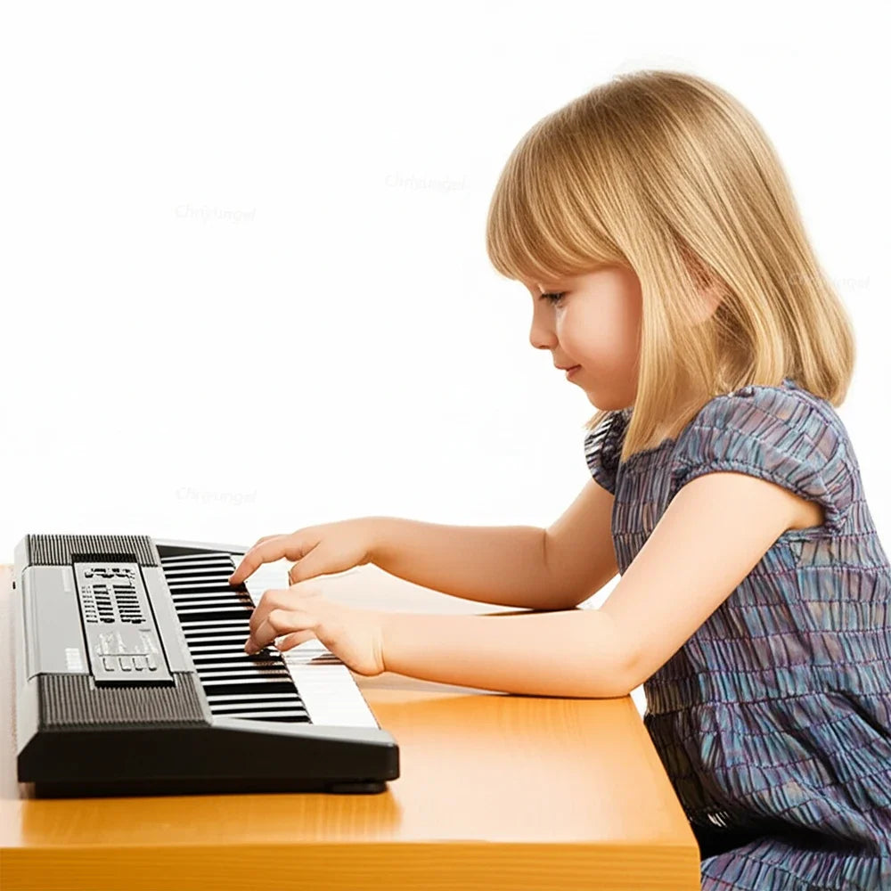 Chriyungel 37 Keys Kids Electronic Keyboard Piano with Microphone Musical Instrument Educational Toys Gift for Boy Girl Toddler