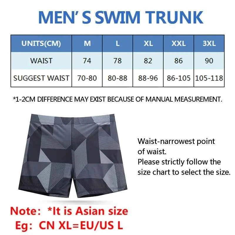 ESCATCH 2023 New Arrivals Men Swimwear Plus Size Fashion Printed Swimsuit Male High Quality Elastic Swim Trunks With Pad