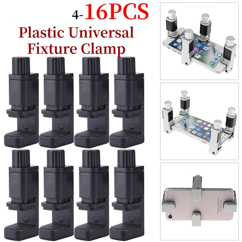 16/4pcs Universal Screen Clip Fixture Tools Phone Screen Repair Kit Adjustable LCD Screen Fastening Clamp For iPhone iPad Tablet