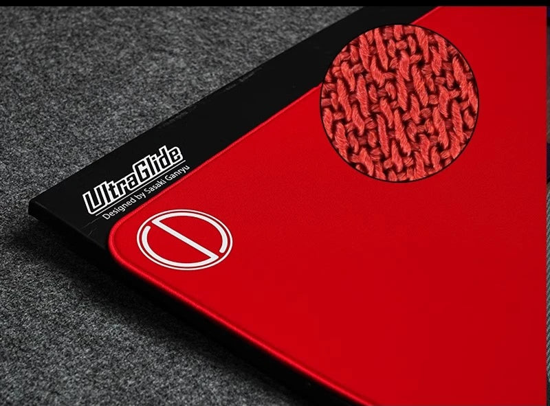 Ultraglide Meow Ultradash UD ULTRANEON UN Esports Gaming Mouse Pad Light Blue Red Large Size Mouse Mat For CSGO PUBG 490*420mm