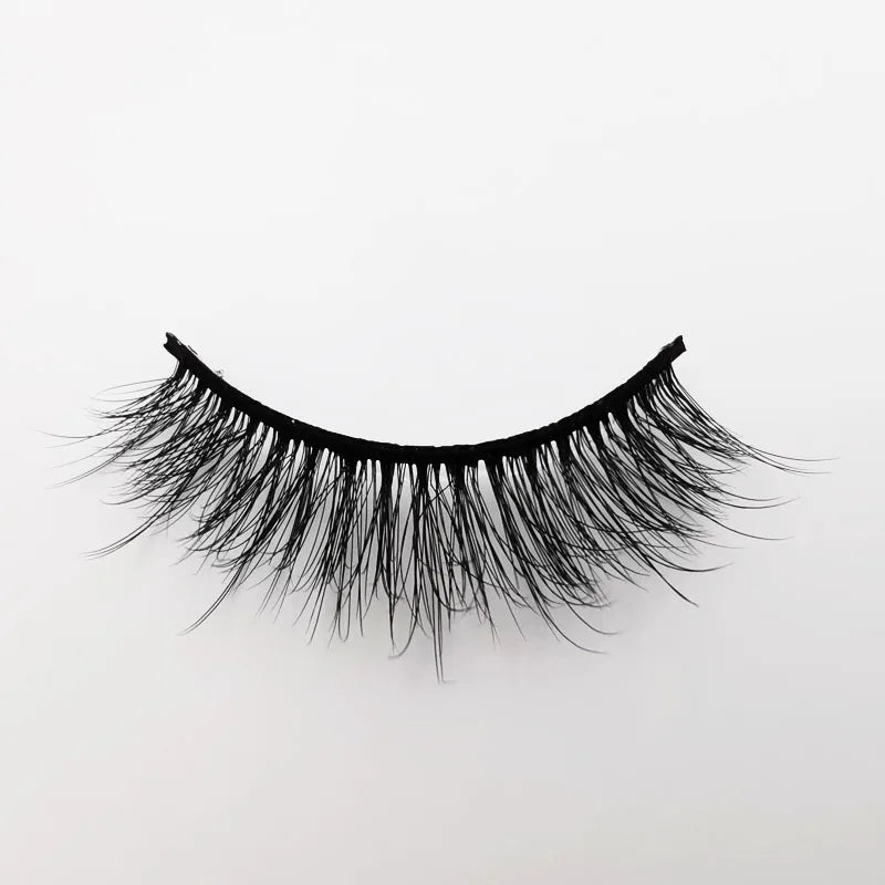 SHIDISHANGPIN 3 pairs 27 styles 3D Faux Mink Hair Soft False Eyelashes Fluffy Wispy Thick Fake Lash Handmade Eyelash Eye Makeup