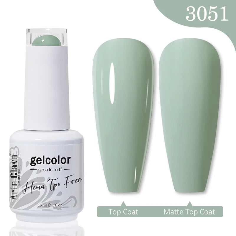 Arte Clavo TPO HEMA FREE Top Quality Discount Price 131 Colors Nail Gel Polish New Formula Nail Gel 15ml Bottle UV Gel Varnish