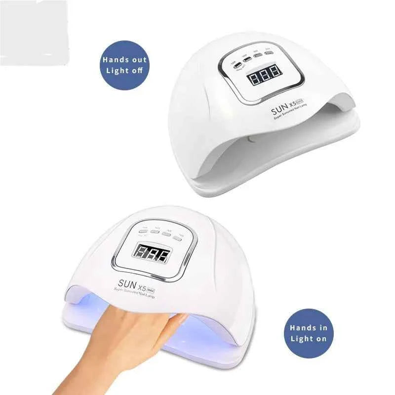 EU X5MAX Ultraviolet/LED Nail Lamp Drying Device - A nail polish suitable for the quick curing process in nail art and foot care