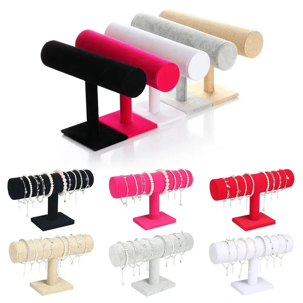 Velvet Bracelet & Watch Display Stand Jewelry Organizer