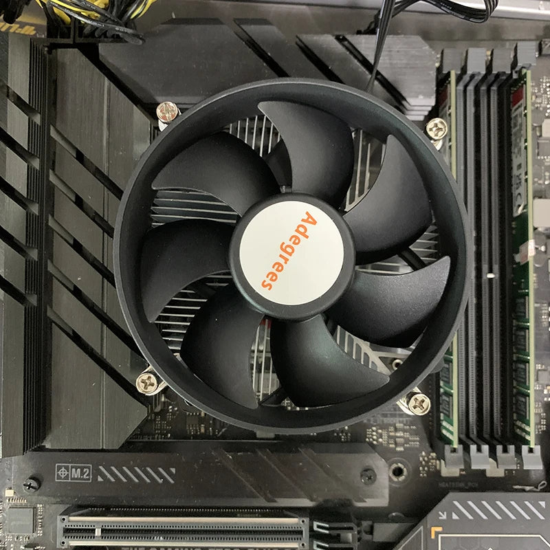 90MM CPU Air Cooler 4PIN PWM PC Processors CPU Cooler for Intel 1150/1151/1155/1156/1700/1200/1366/2011/2011-3/X99/X79