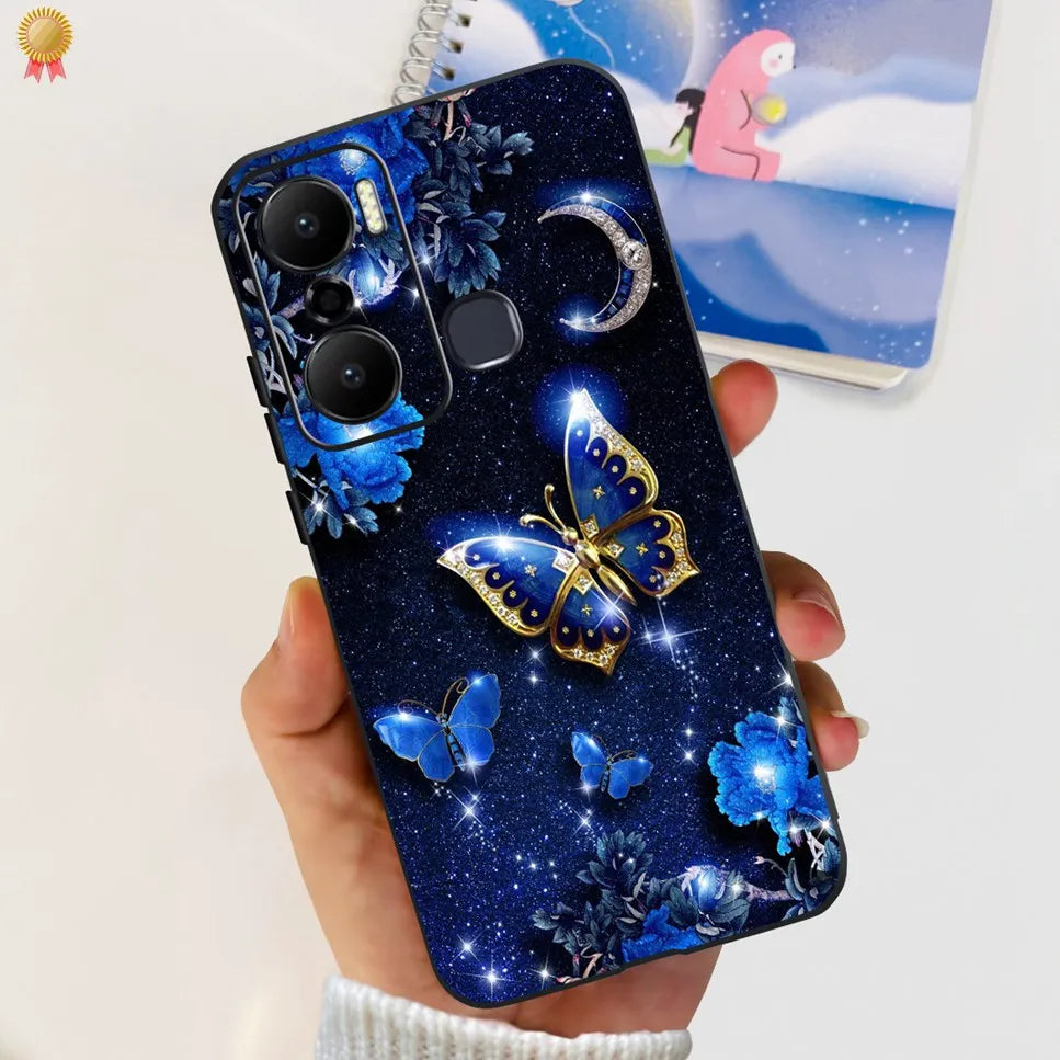 For Infinix Hot 20 Play 20i 4G Case Cute Astronaut Clear TPU Silicone Bumper Cover For Infinix Hot 20 Play 20i Phone Case Funda