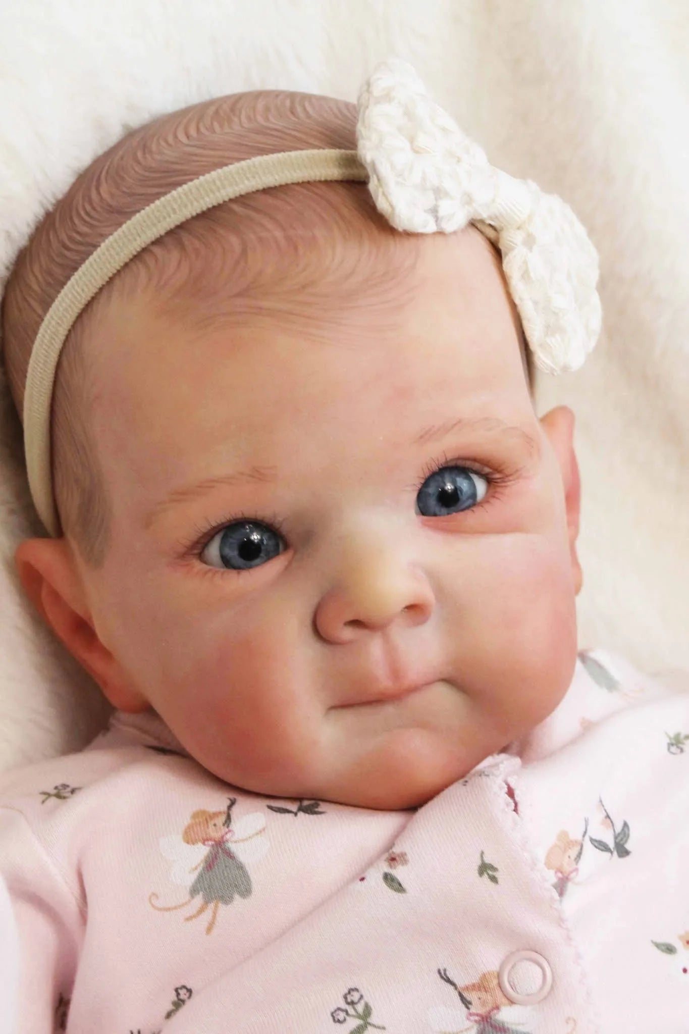 NPK 19-inch Full Vinyl Bettie Newborn Doll - Lifelike Soft Touch Reborn Baby Girl Body Realistic Collectible Toy for Ages 14+