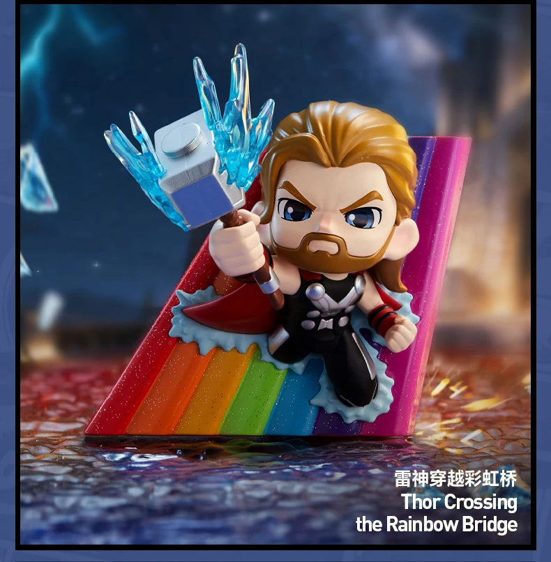 POP MART MARVEL Across The Infinite Series Original Blind Box Surprise Mystery Box Guess Bag Toys Doll Cute Desktop Ornaments
