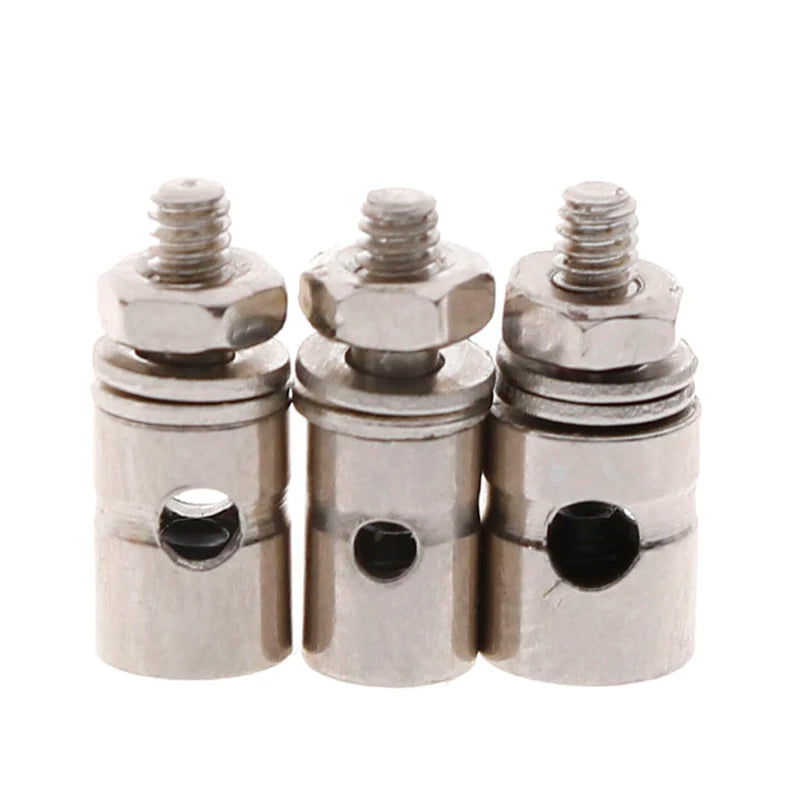 10Pcs RC Airplane Boat Pushrod Linkage Stopper Servo Connectors Adjustable Diameter Helicopter 2.1mm/1.8mm/1.3mm RC Boat