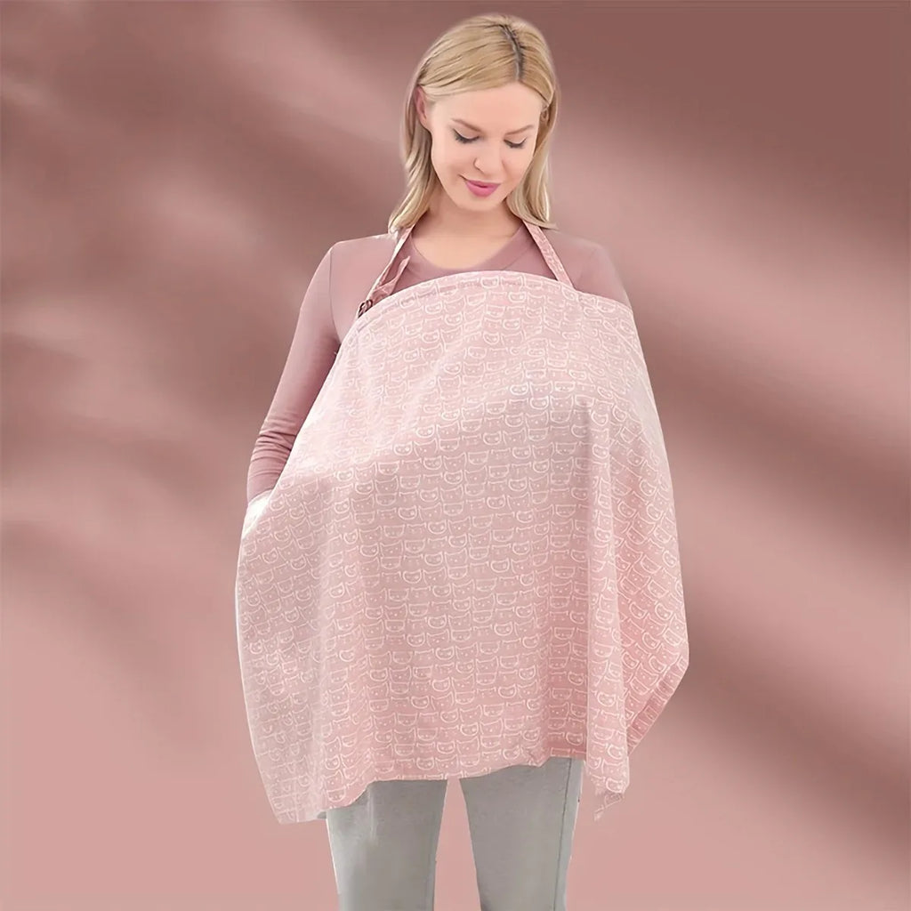 Lightweight Breathable Maternity Nursing Cover Scarf for Breastfeeding Stroller And Car Seat Cover Universal Fit Nursing Apron