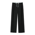 MUJER 2025 Wide Leg Pants for Women High Waist Baggy Pants Woman Summer Pleated Loose Pants Women Streetwear Tied Woman Trousers