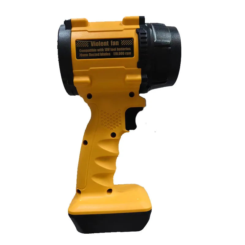 High-Power Violent Fan Air Blower Turbo Jet Fan Thrust Leaf Duster Handheld Power Tools For DeWALT 20V 18V Battery（No Battery）