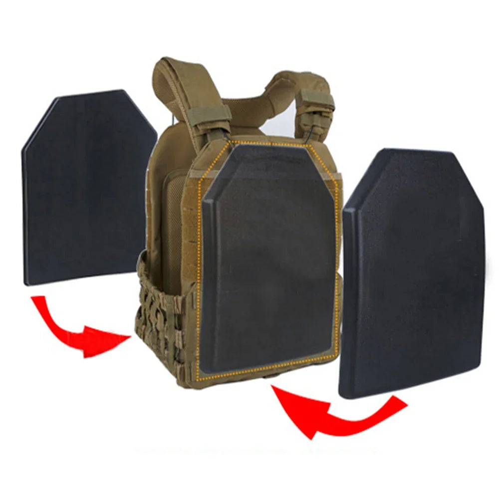1Pair Dummy Plate Thick EVA Baffle Plates for Tactical Vest Carrier Body Armor Protect Insert Plate Foam Airsoft CS Dummy Plates
