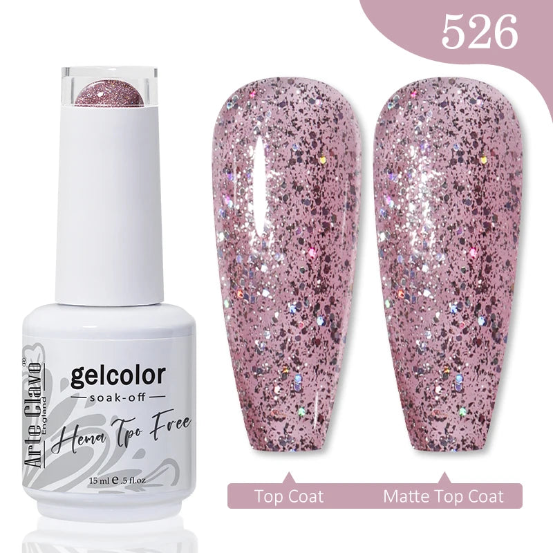Arte Clavo TPO HEMA FREE Top Quality Discount Price 131 Colors Nail Gel Polish New Formula Nail Gel 15ml Bottle UV Gel Varnish